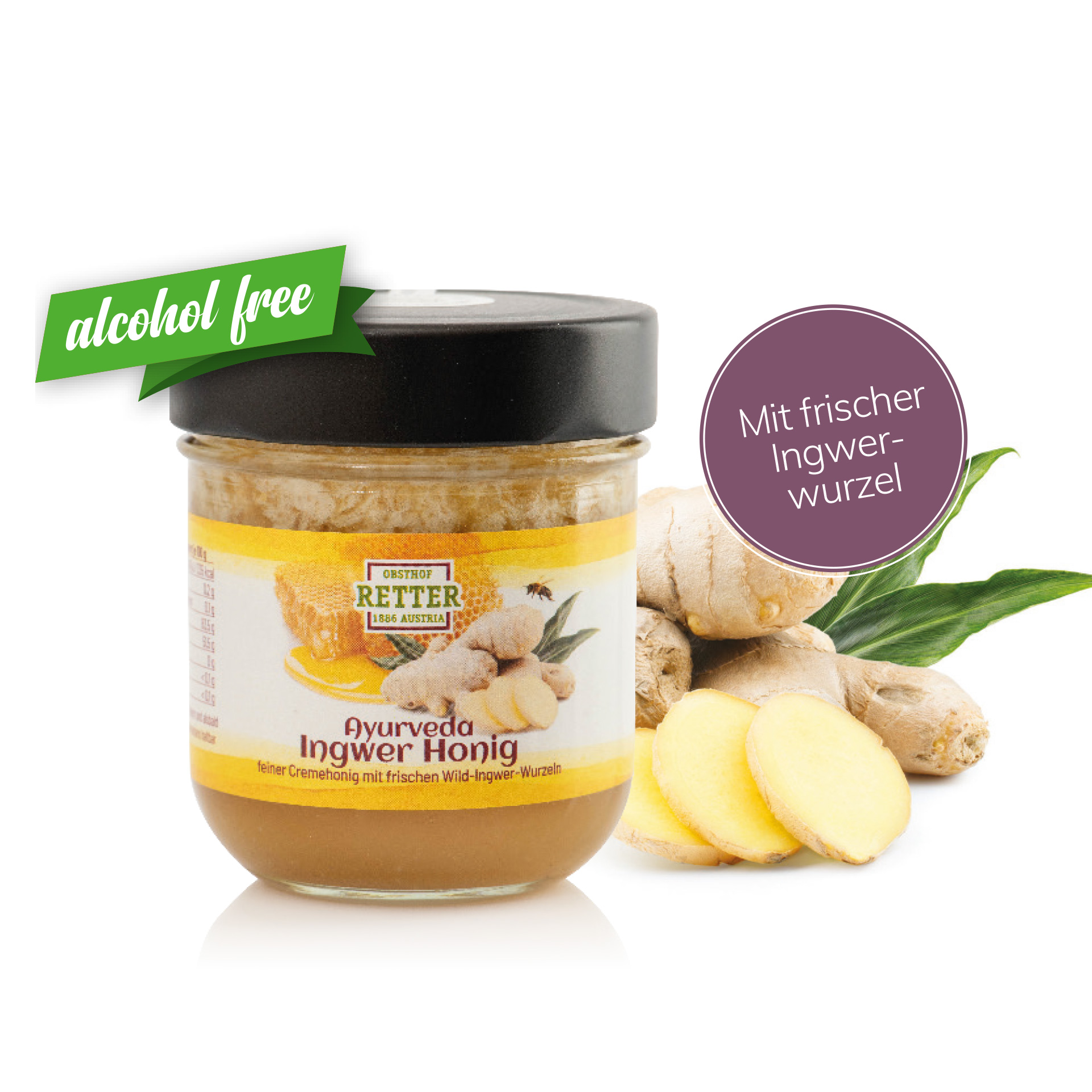 Ingwer Ayurveda Cremehonig 